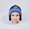 Baby chapéu de gorro de malha para o inverno